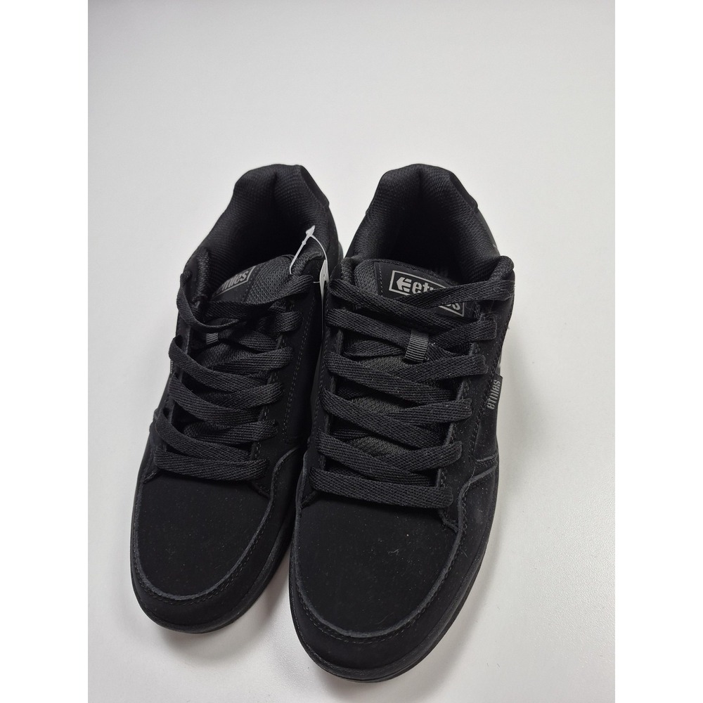 Etnies Kingpin Shoes Mens Size 10 Black Leather Skateboarding Low Top Casual